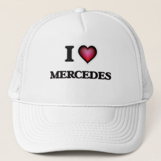 I Love Mercedes Trucker Hat