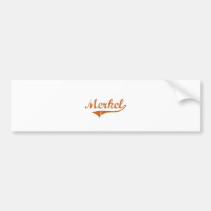 I Love Merkel Texas Bumper Sticker