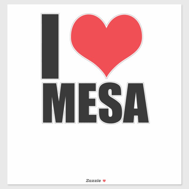 I love Mesa (Sheet)