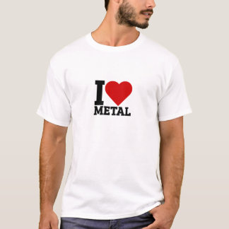 I Love Metal - Metal Lover T-Shirt