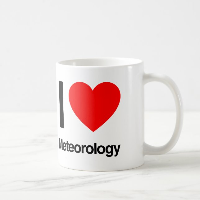 i love meteorology coffee mug (Right)