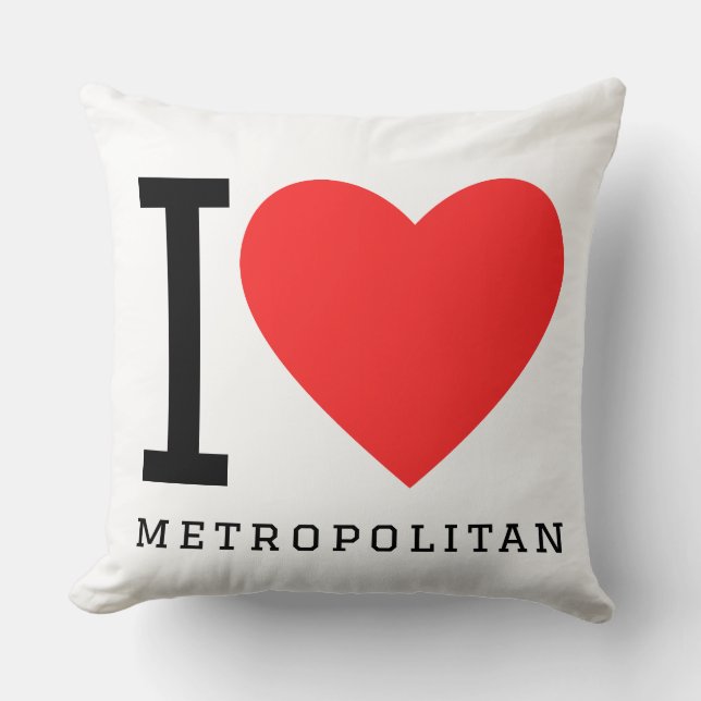 I love metropolitan cushion (Front)