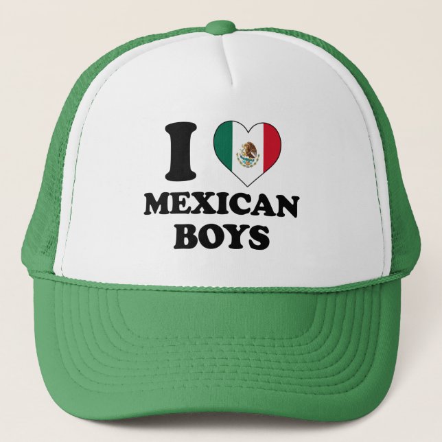 I love Mexican Boys Trucker Hat (Front)