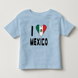 I Love Mexico Boy's Toddler T-Shirt
