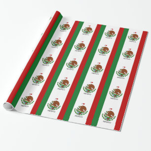 i love mexico - mexican flag wrapping paper