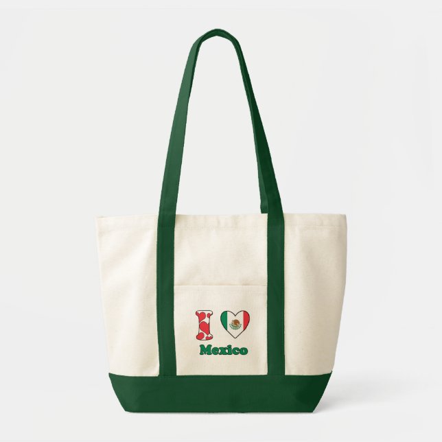 I love Mexico Tote Bag (Front)