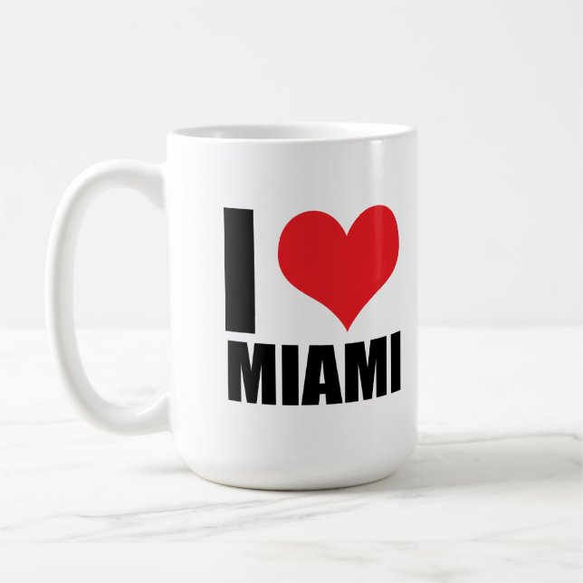 I love Miami Coffee Mug (Left)