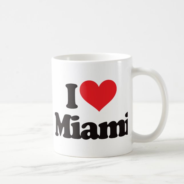 I Love Miami Coffee Mug (Right)
