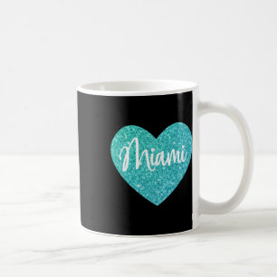 I Love Miami Florida Heart Coffee Mug
