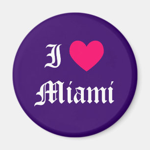 I Love Miami Magnet