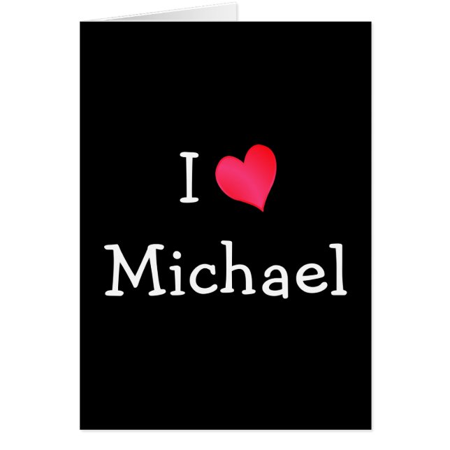 I Love Michael Card (Front)