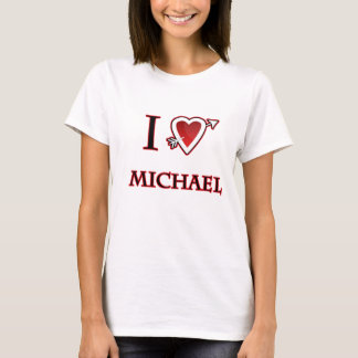 i love Michael heart T-Shirt