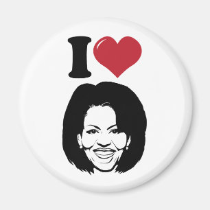 I Love Michelle Obama Magnet