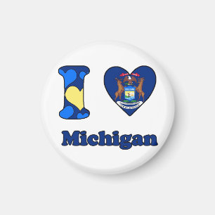I love Michigan Magnet