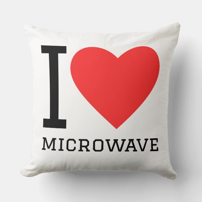 I love microwave  cushion (Front)