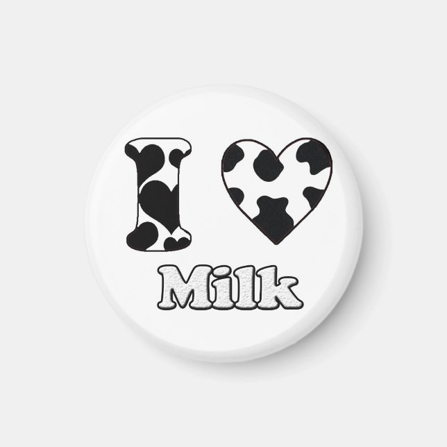 I love Milk Magnet (Front)