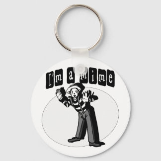 I Love Mimes Key Ring