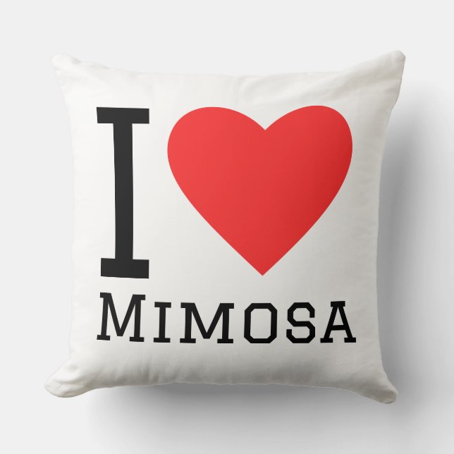 I love mimosa cushion (Front)