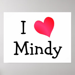 I Love Mindy Poster