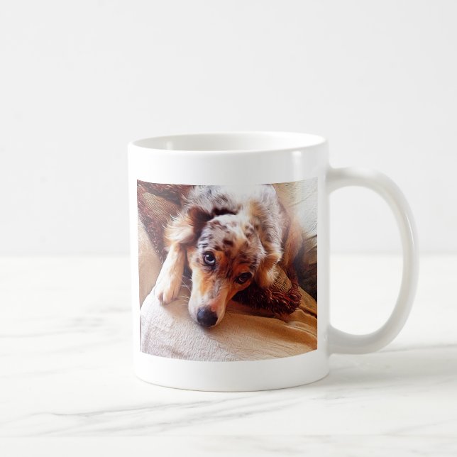 I Love Mini Aussie!  Sweet Starr! Coffee Mug (Right)