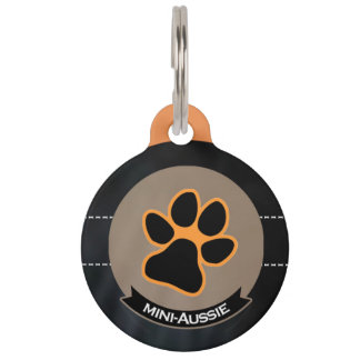 I love Mini-Aussies | Miniature American Shepherd Pet Tag