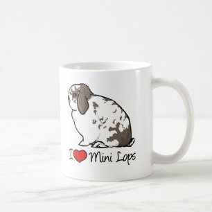I Love Mini Lop Rabbits Coffee Mug
