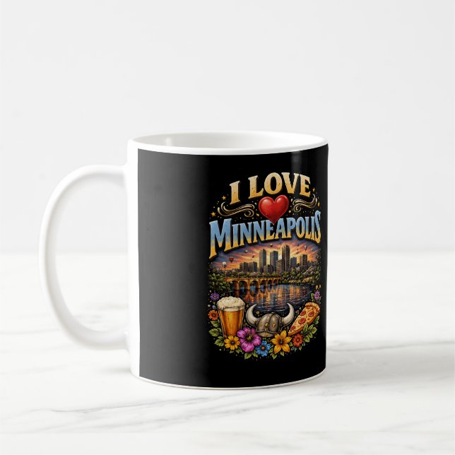 I Love Minneapolis Coffee Mug (Left)