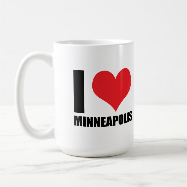 I love Minneapolis  Coffee Mug (Left)