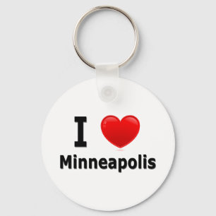 I Love Minneapolis Key Ring