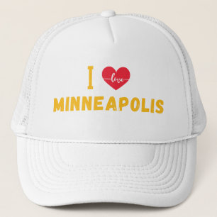 i love Minneapolis, Minnesota Trucker Hat