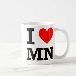 I Love Minnesota Design Coffee Mug