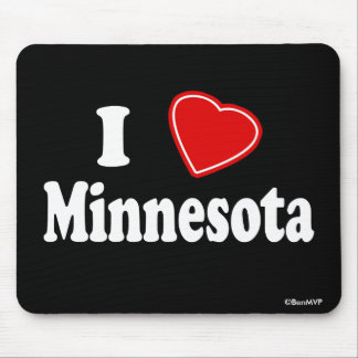 I Love Minnesota Mouse Pad