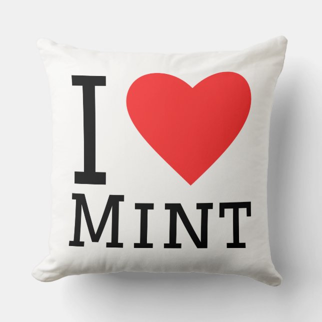 I love mint cushion (Front)