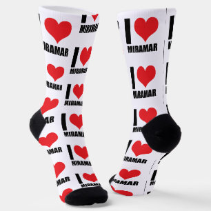 I love Miramar Socks