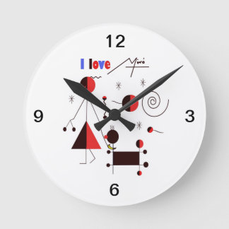 I love Miro Round Clock