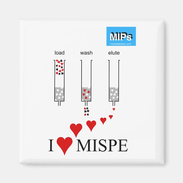 I love MISPE Magnet (Front)