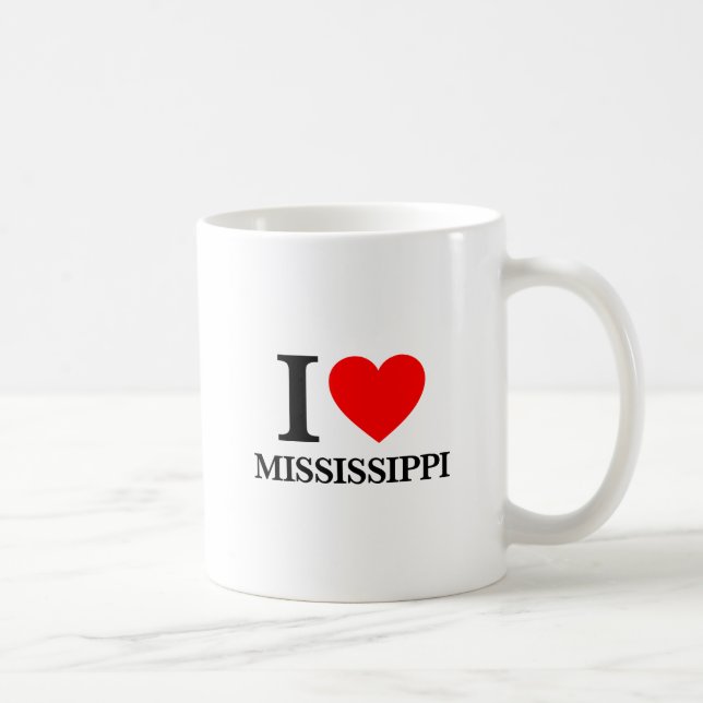 I Love Mississippi Coffee Mug (Right)