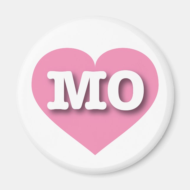 I love Missouri - MO pink heart Magnet (Front)