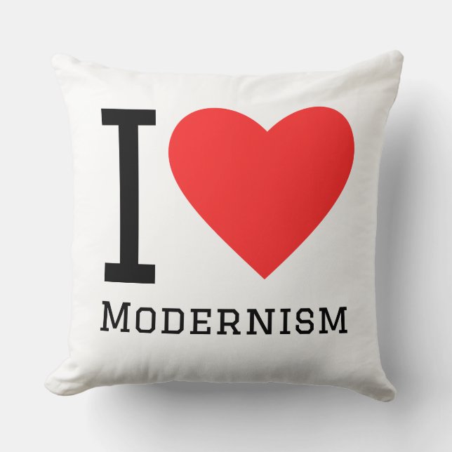 I love modernism cushion (Front)