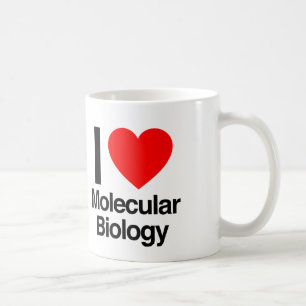 i love molecular biology coffee mug