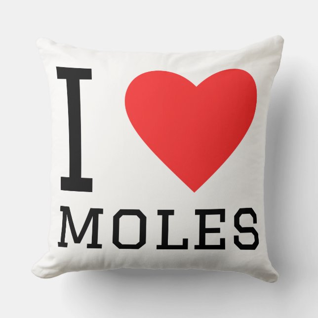 I love moles cushion (Front)