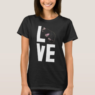 I Love Moles Day Women Cute Little Mole Love 1 T-Shirt