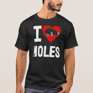 I Love Moles  Women Cute Little Mole Love  1 T-Shirt