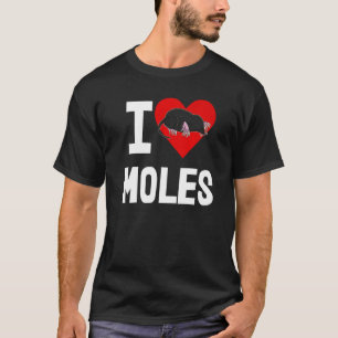 I Love Moles  Women Cute Little Mole Love  1 T-Shirt