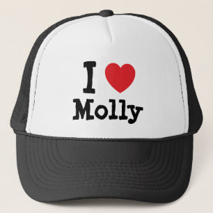 I love Molly heart T-Shirt Trucker Hat