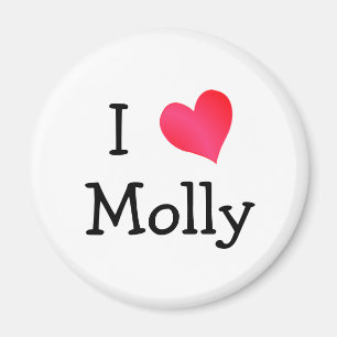 I Love Molly Magnet