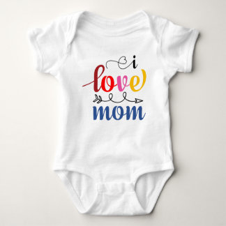 I Love MoM Baby Bodysuit
