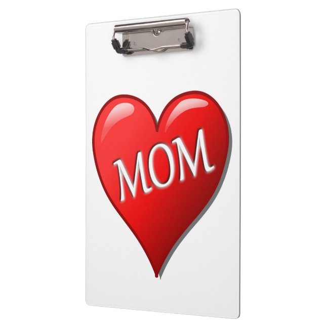 I LOVE MOM CLIPBOARD (Left)