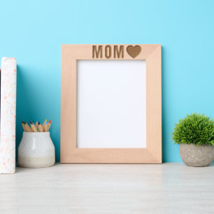 I love mom etched frames