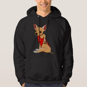 I Love Mom Tattoo Chihuahua Dog  Women Chihuahua M Hoodie